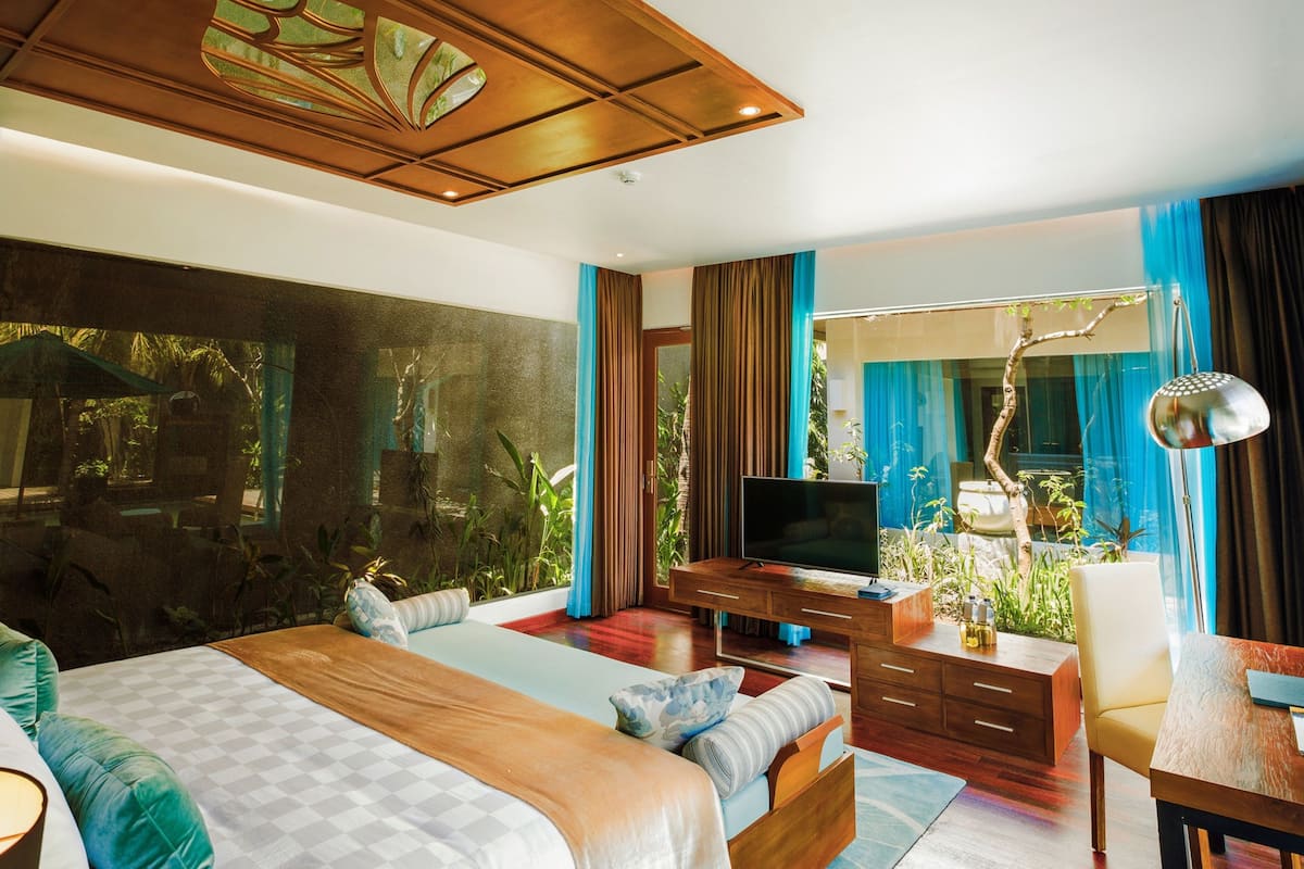 Family Villa, 3 Bedrooms, Private Pool | Premium bedding, minibar, in-room safe, desk