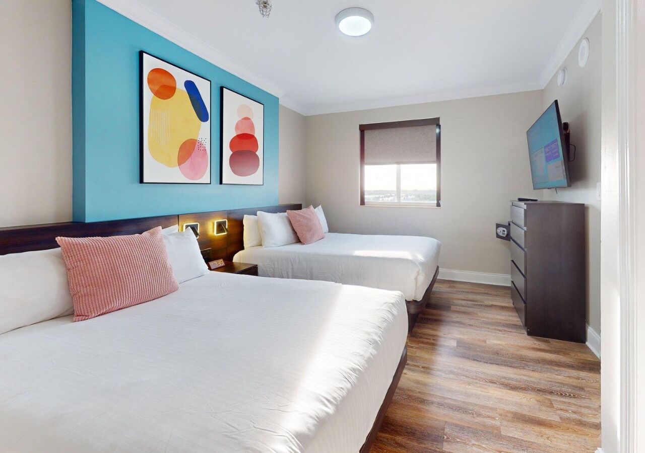 Family Suite, 2 Double Beds | 1 bedroom, premium bedding, in-room safe, desk