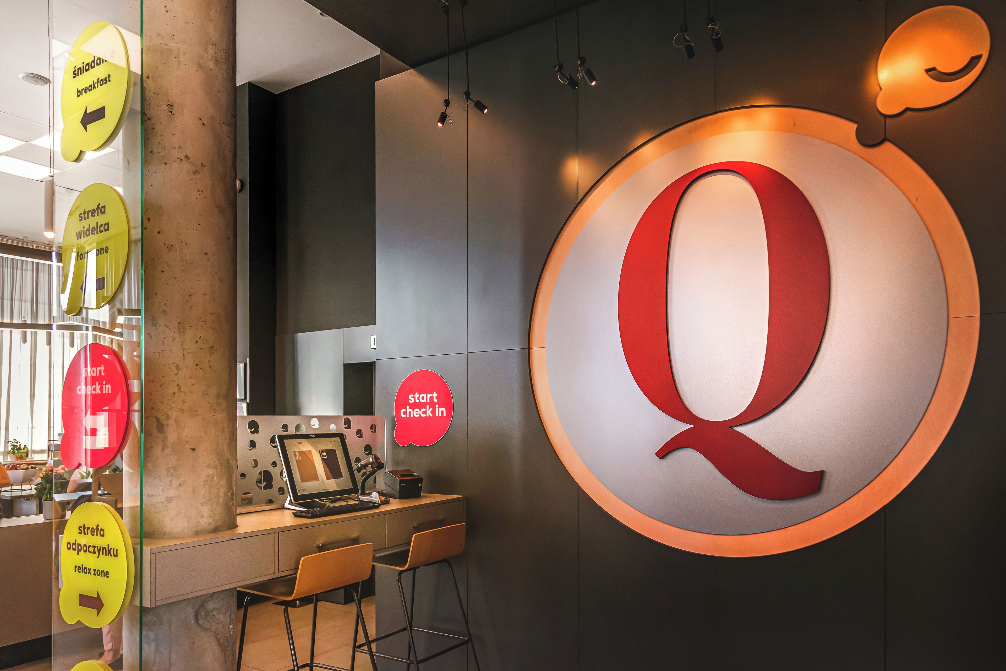 check-in/check-out kiosk