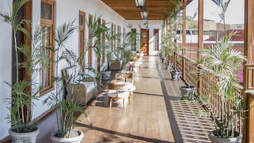 Suite, vue piscine | Vue de la chambre