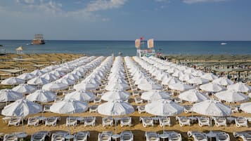 Private beach nearby, sun-loungers, beach umbrellas, beach towels