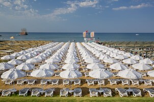 Private beach nearby, sun loungers, beach umbrellas, beach towels