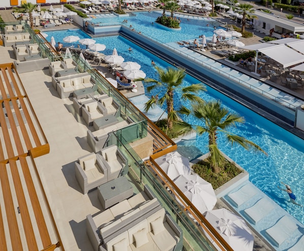 Blick von der Unterkunft