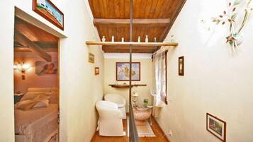 Villa, 1 Bedroom, Private Pool (Villa Margherita) | Living area | Flat-screen TV