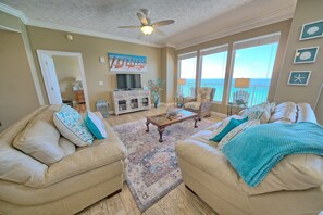 Condo, 2 Bedrooms | Living area | TV