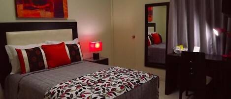 Minibar, in-room safe, desk, blackout drapes