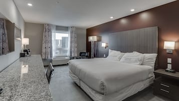 Chambre Affaires, 1 trÚs grand lit | Literie de qualité supérieure, bureau