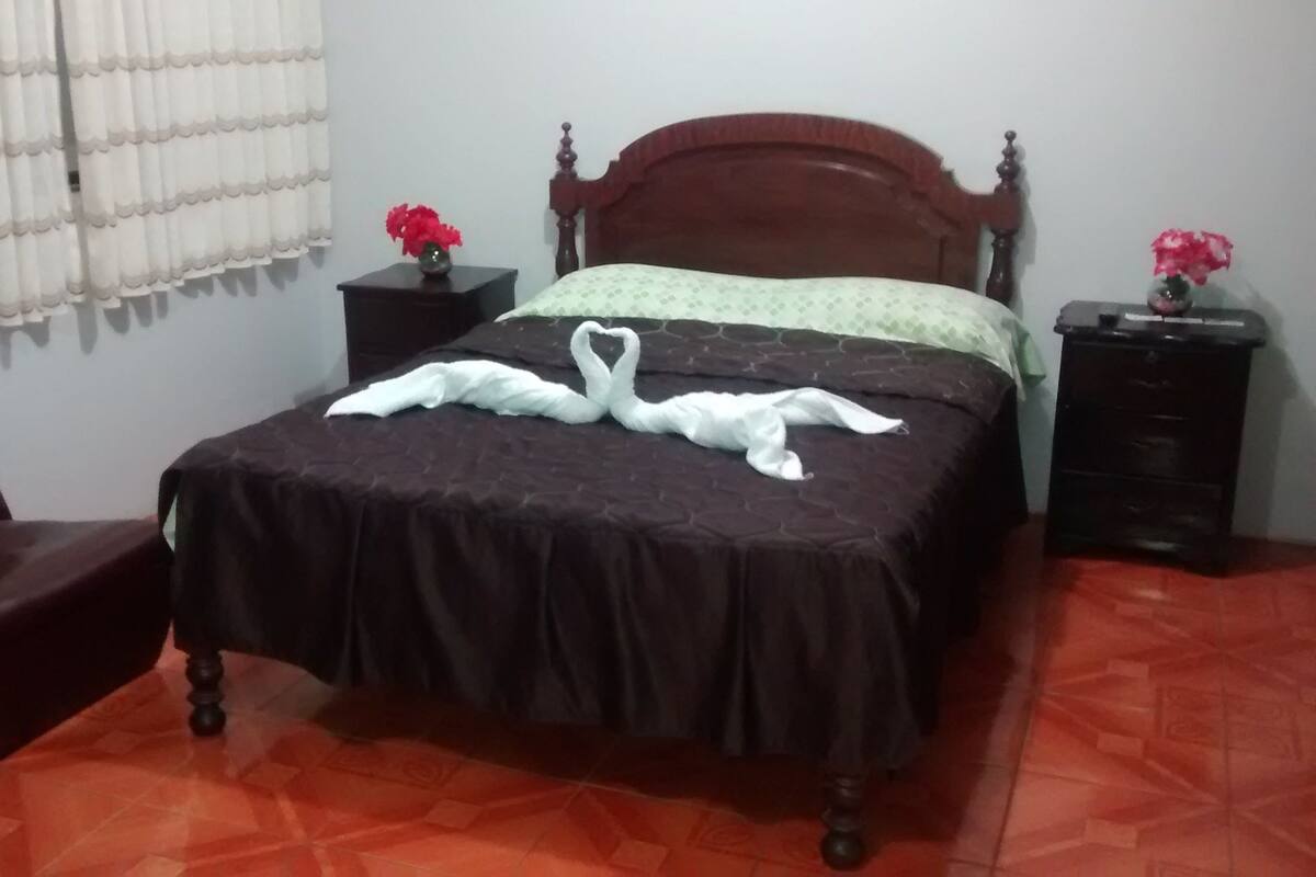 Laptop workspace, rollaway beds, free WiFi