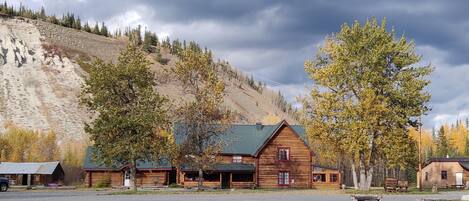 Overnatningsstedets facade