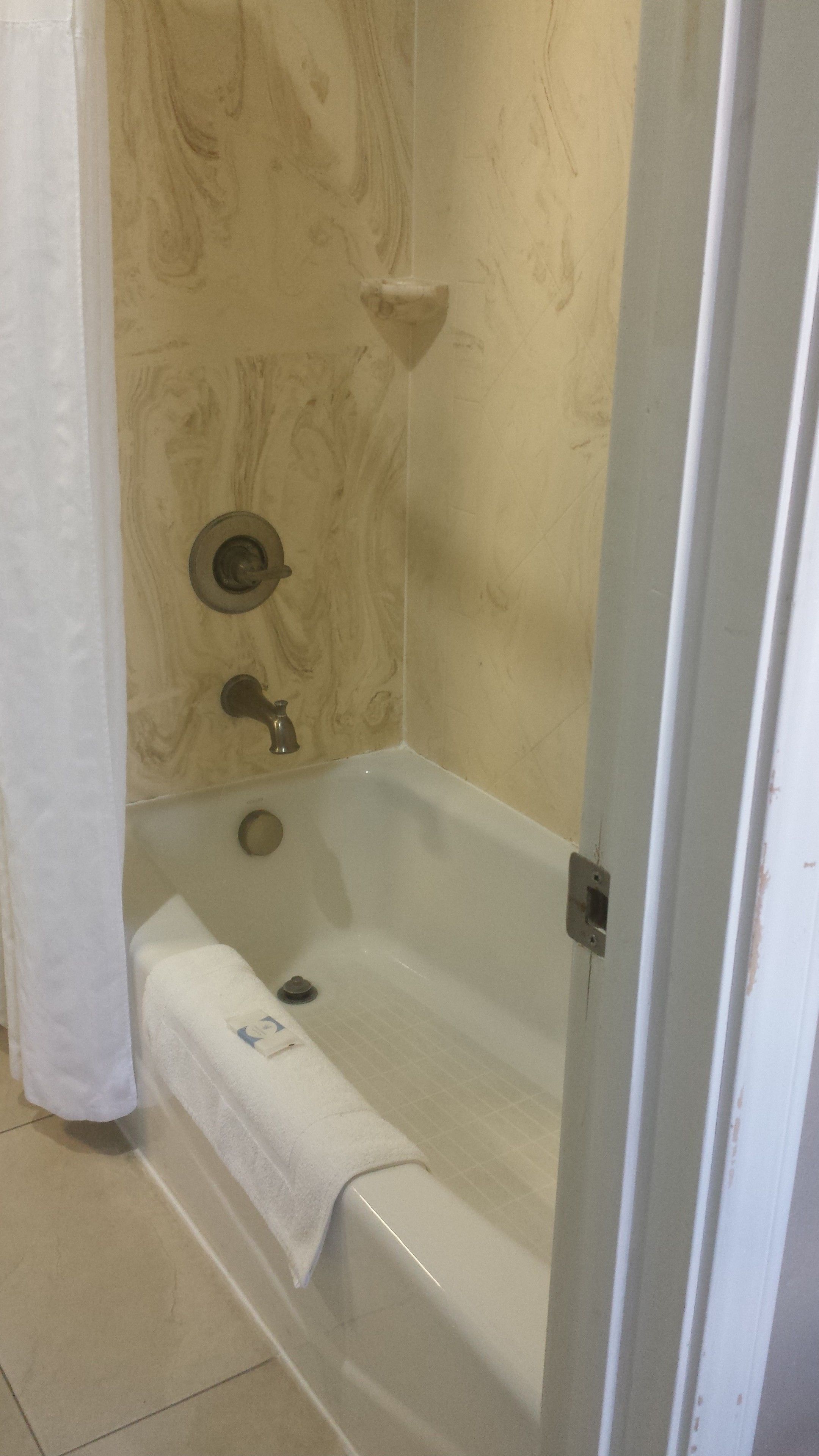 room, 2 queen beds | bathroom | combined shower/bathtub, free toiletries, hair dryer, towels