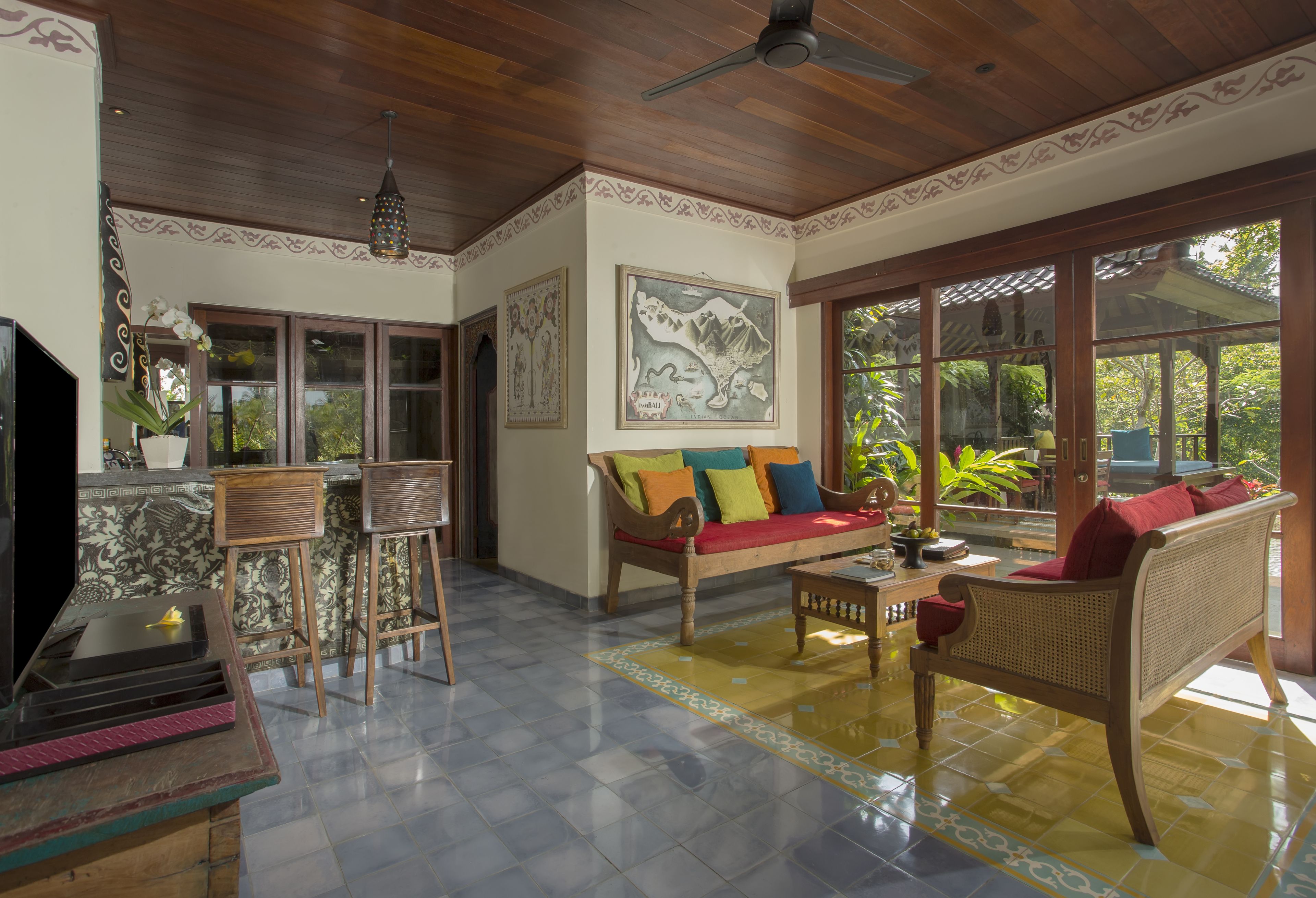 presidential villa, 4 bedrooms, private pool, valley view | 1 bedroom, free minibar items, in-room safe, desk