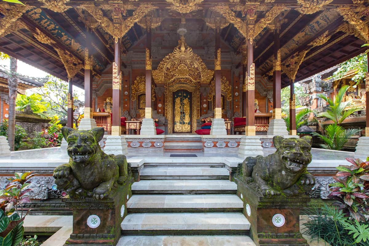 puri taman sukawati room | living area | 42-inch flat-screen tv with cable channels, tv, fireplace