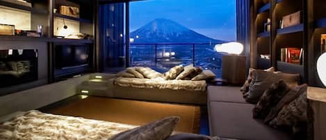 Suite Luxe, 3 chambres | Coin séjour