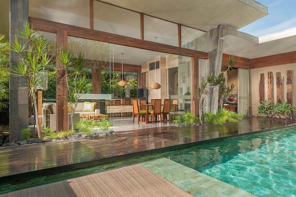 Two Bedroom Pool Villa | Private kitchenette | Full-size fridge, stovetop, coffee/tea maker, electric kettle