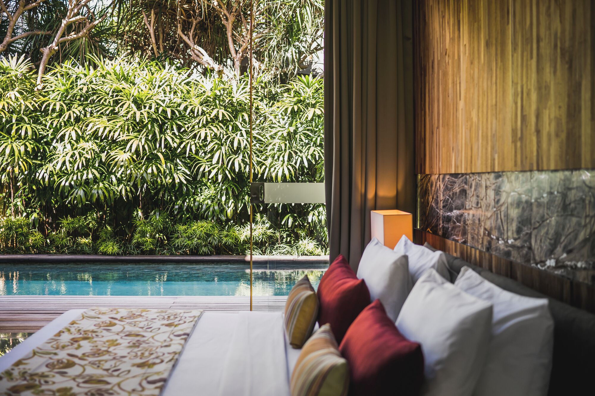 One Bedroom Pool Villa | In-room safe, individually decorated, desk, blackout drapes