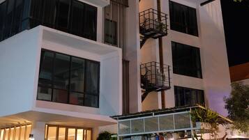 Front of property – evening/night