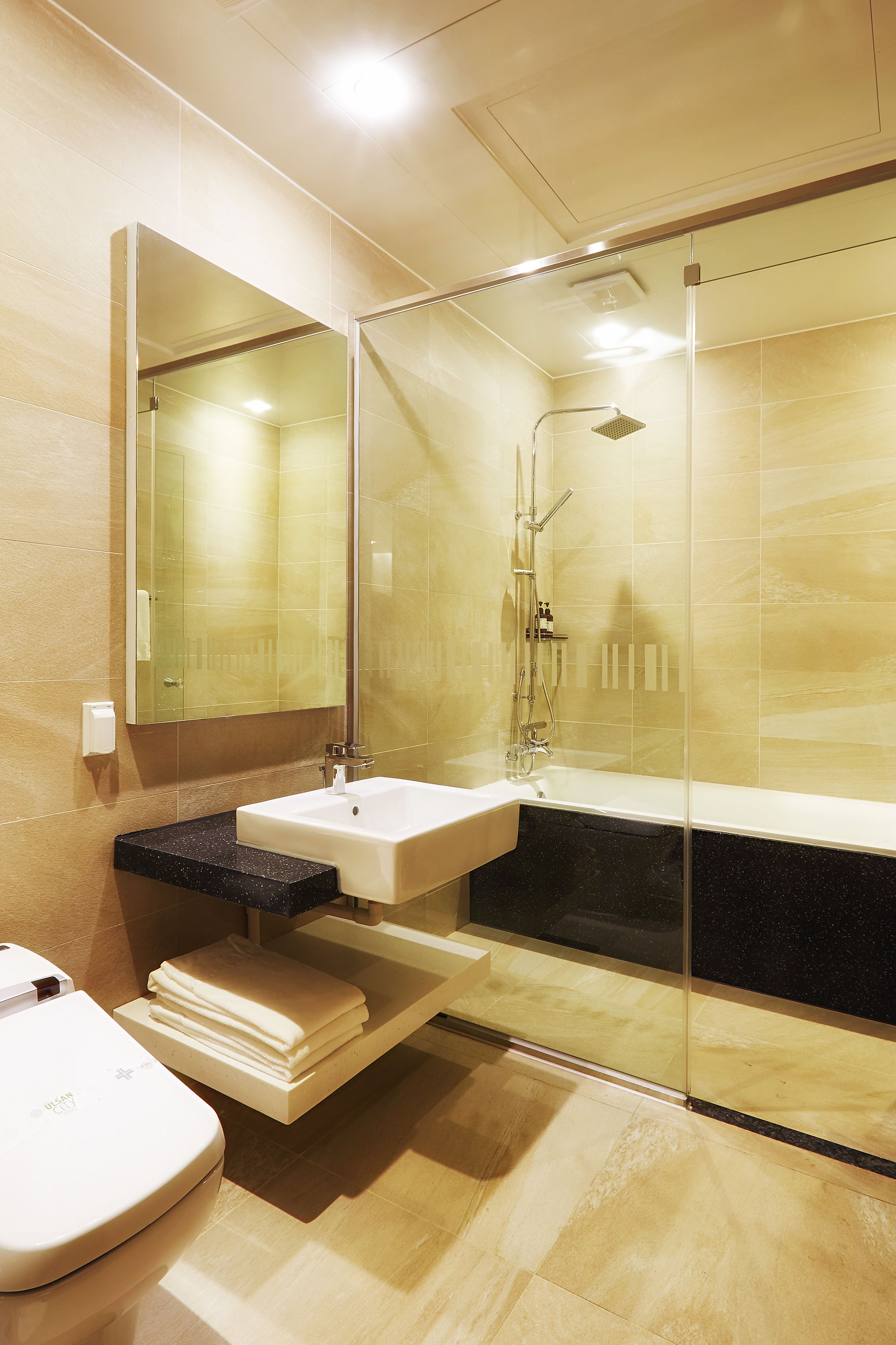 free toiletries, hair dryer, bathrobes, slippers