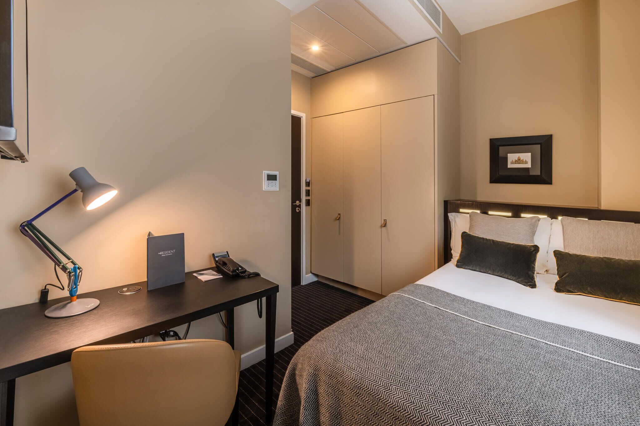 small double room  | in-room safe, desk, soundproofing, iron/ironing board