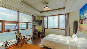 VIP Room, Ocean View | 隔音、免費無線上網、床單、無障礙通道