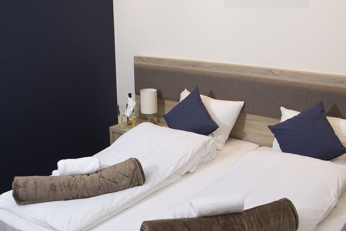 standard double or twin room | premium bedding, minibar, desk, blackout curtains