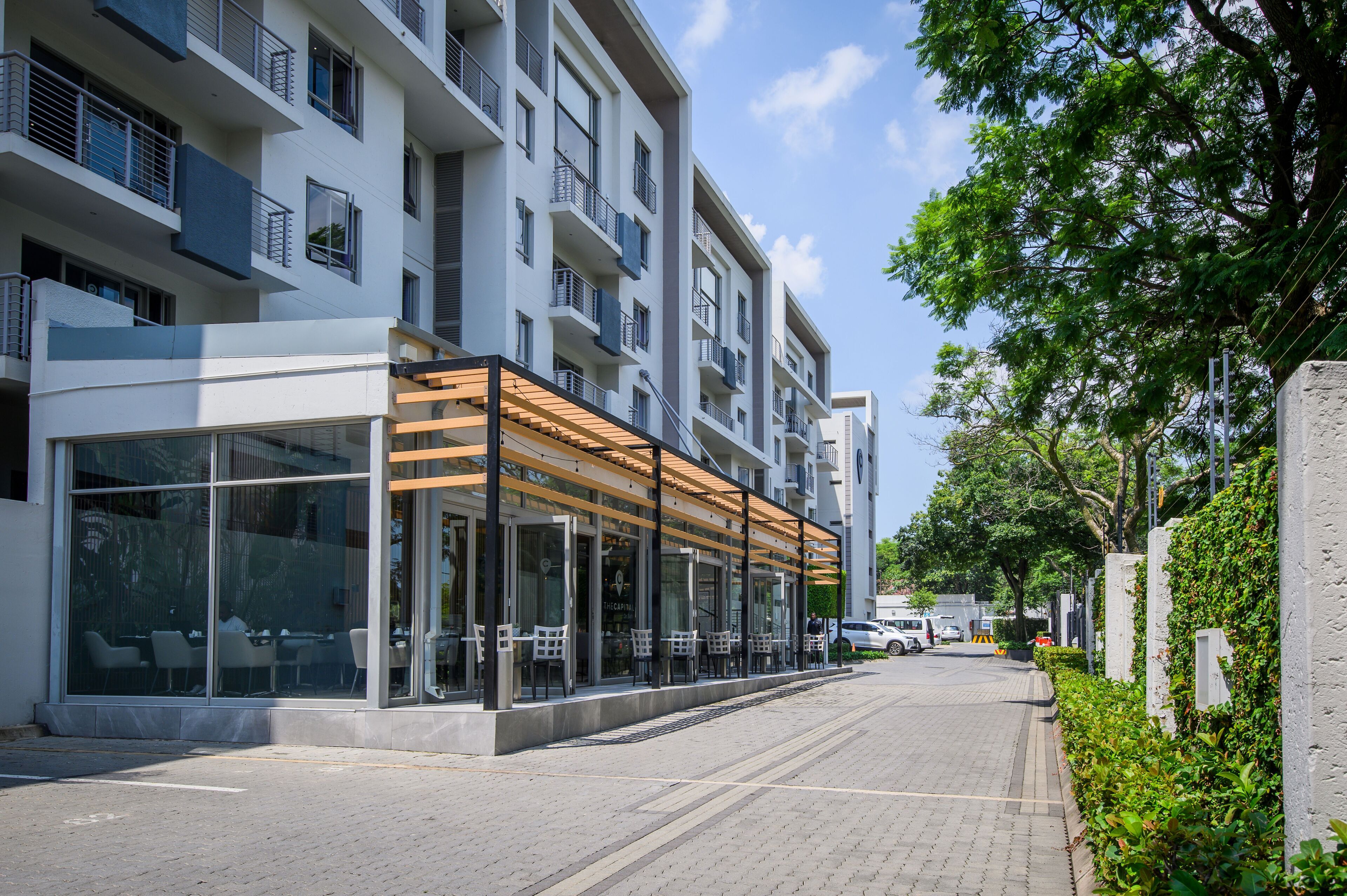 ด้านหน้าที่พัก