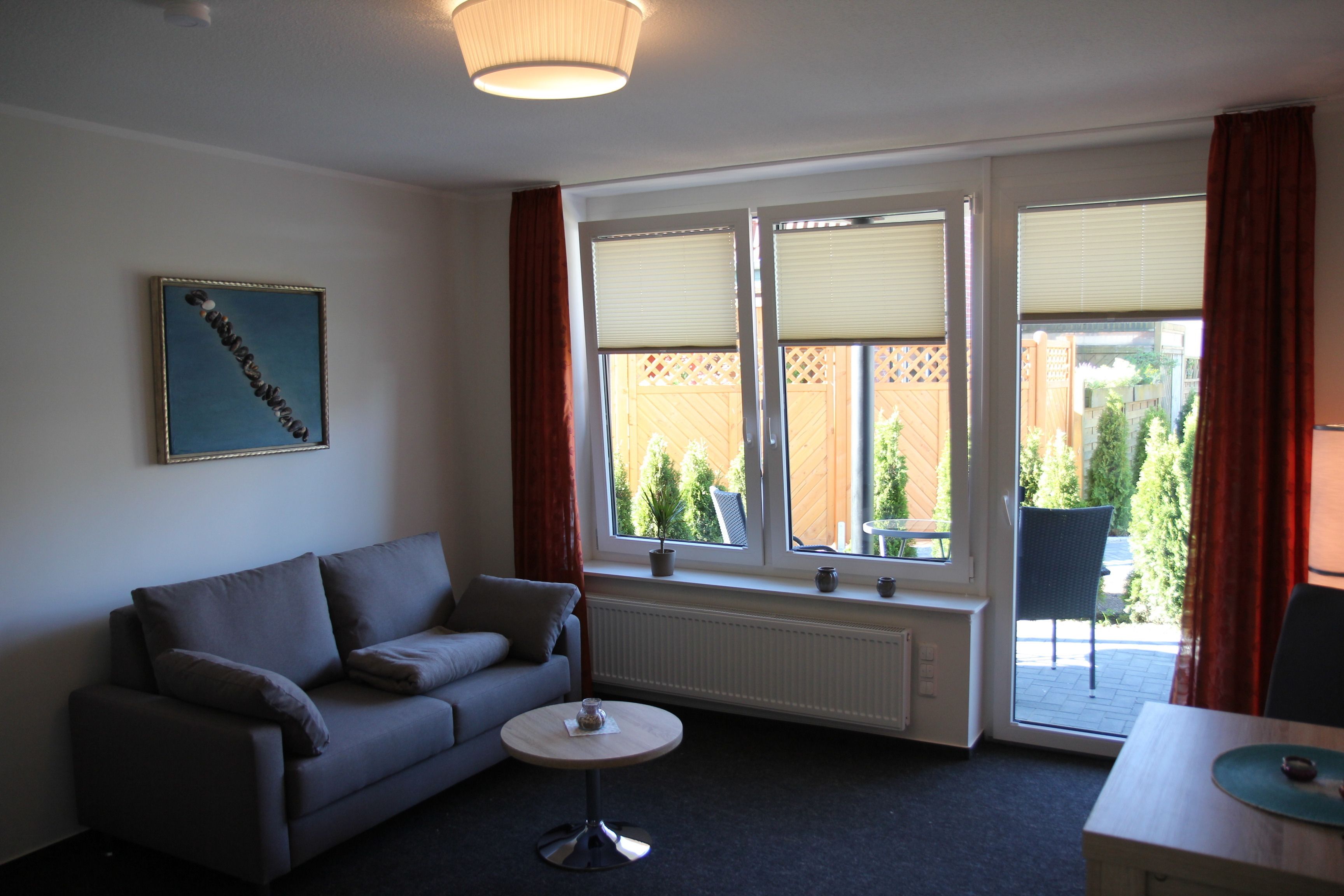 junior suite, 2 bedrooms | living area | flat-screen tv