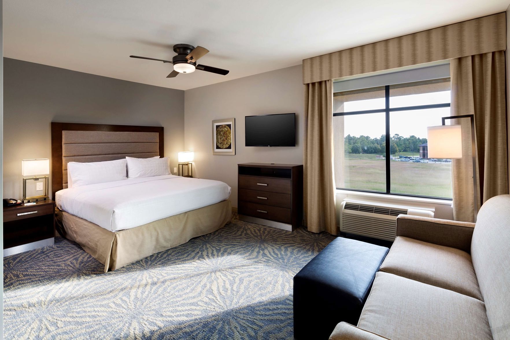 Pillow-top beds, in-room safe, desk, iron/ironing board