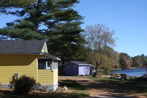 Lakefront Yellow Cottage