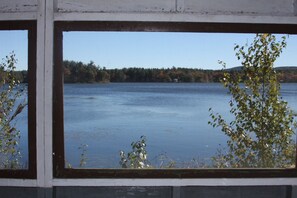 Lakefront Orange Cottage | View from room