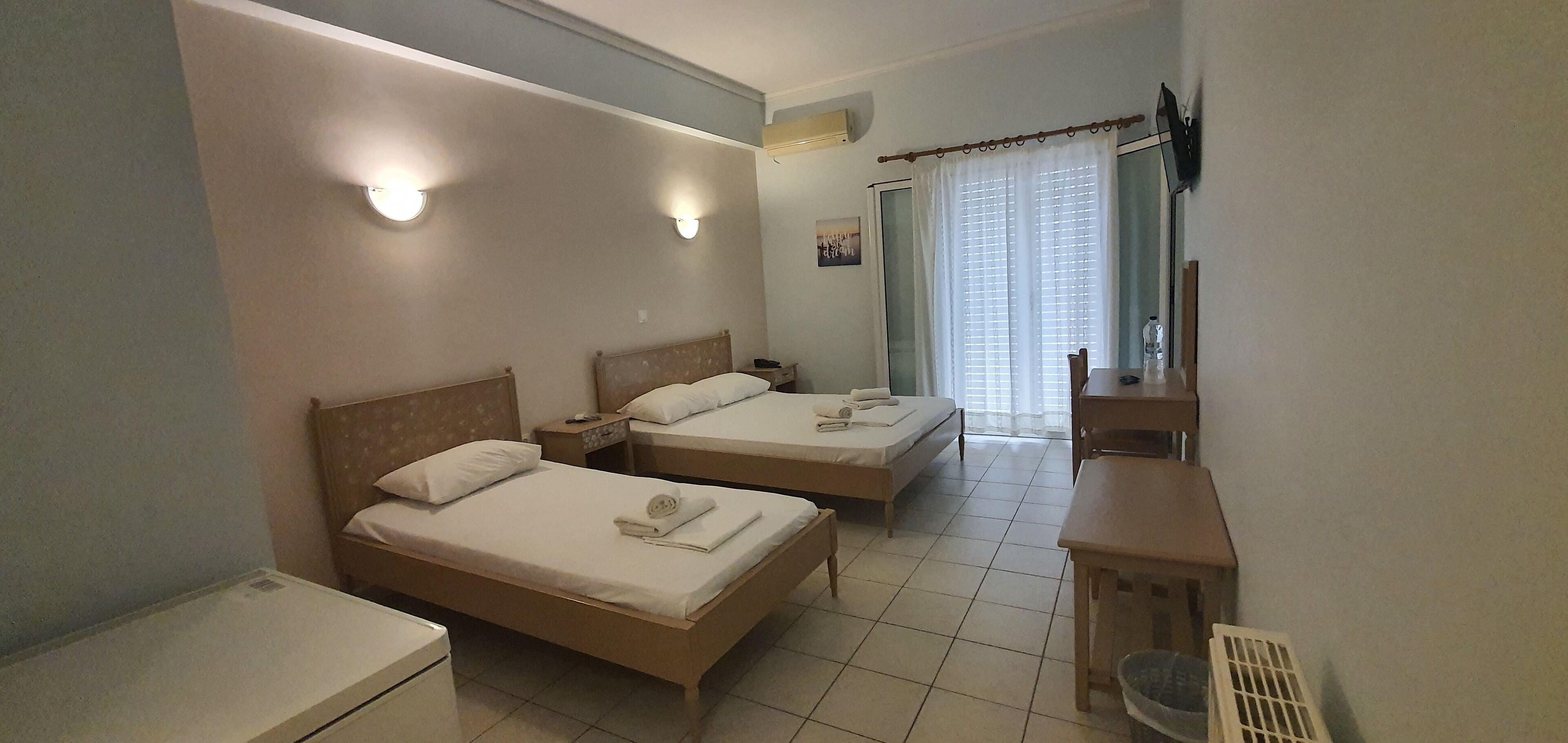 triple room, sea view | in-room safe, rollaway beds, free wifi, bed sheets