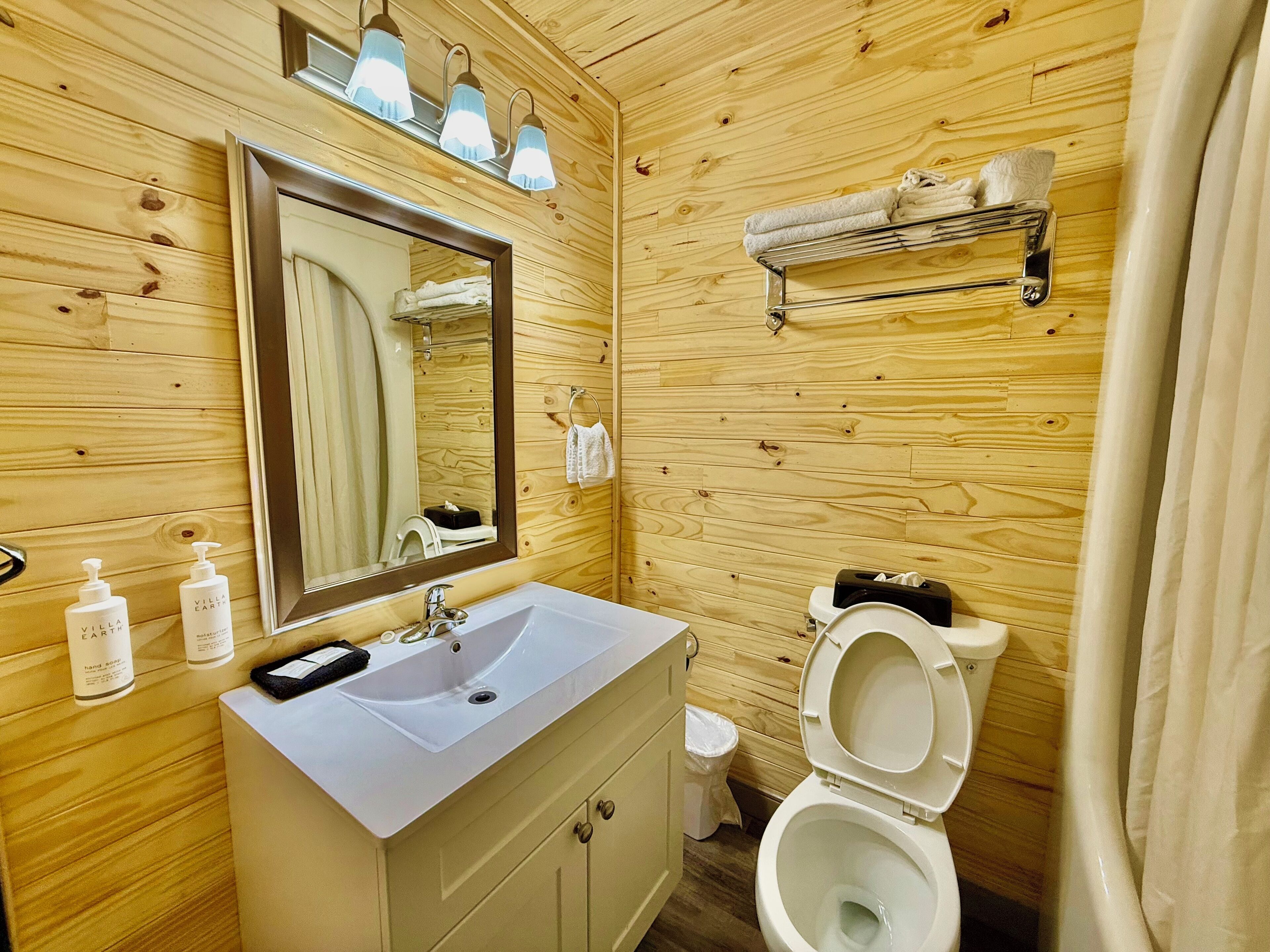 free toiletries, hair dryer, towels, soap