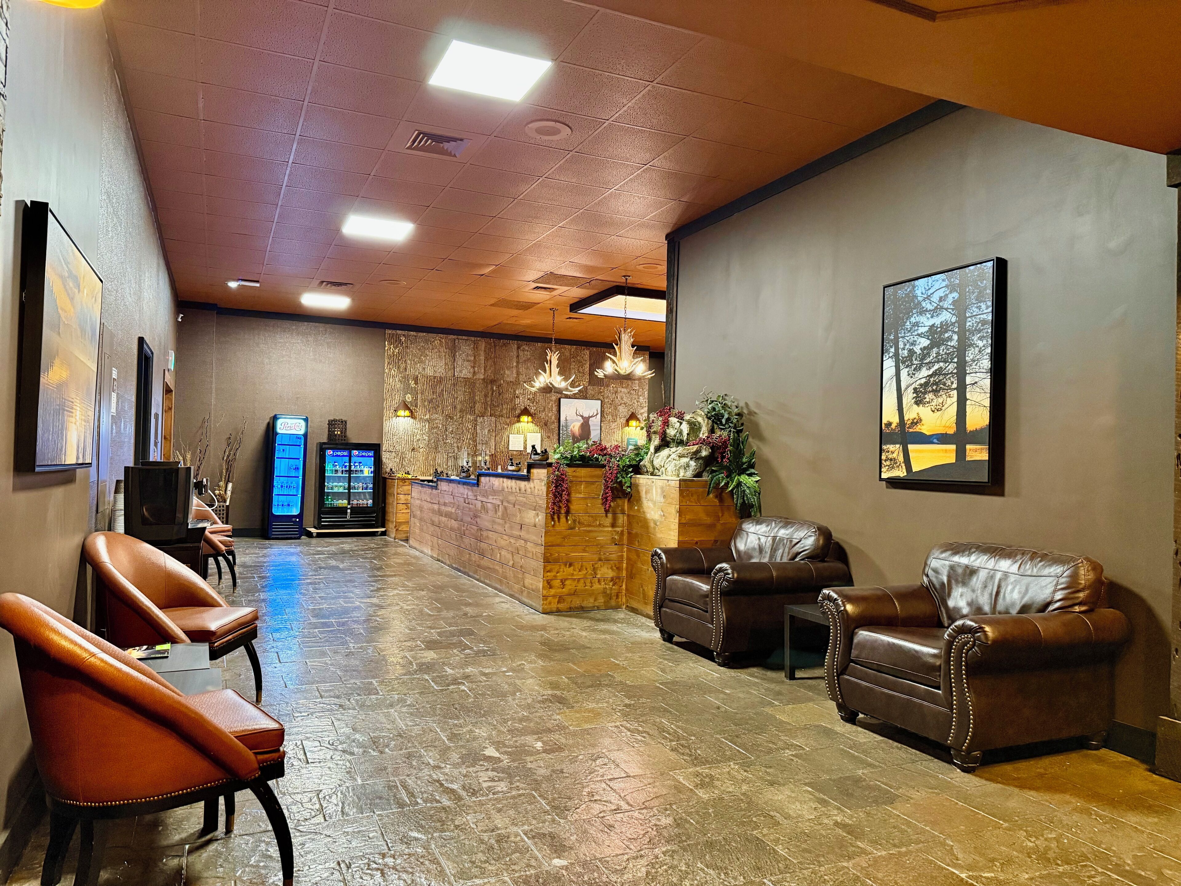 40-inch flat-screen tv with cable channels, tv