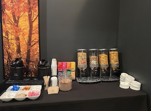 Free daily full breakfast