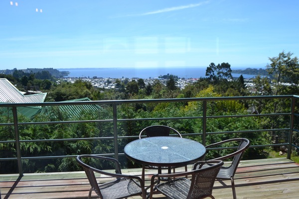 Baita Deluxe, 2 camere da letto, vista lago | Terrazza/patio