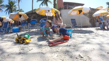 On the beach