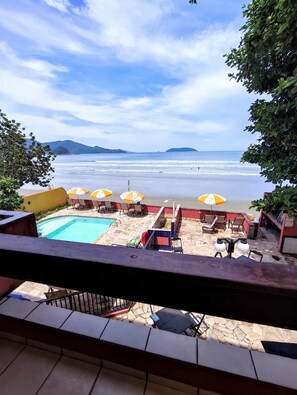 Suite, Sea View | Beach/ocean view - Pousada Casa na Praia (Ubatuba)