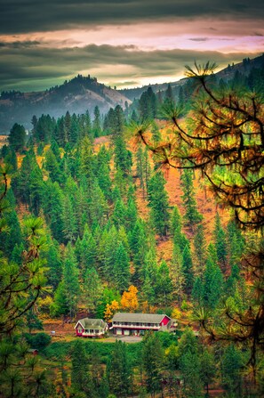 View from property - Hearthstone Elegant Lodge by the River (Kamiah)