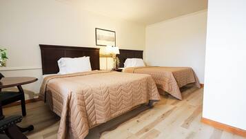 Standard Room, 2 Queen Beds | Iron/ironing board, cribs/infant beds, free WiFi, bed sheets