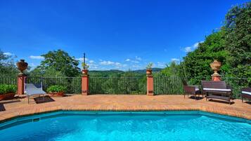Seasonal outdoor pool, a rooftop pool