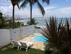 Outdoor pool, open 8 AM to 8 PM, sun loungers - Pousada Estação do Sol (Natal)