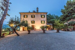 Front of property – evening/night