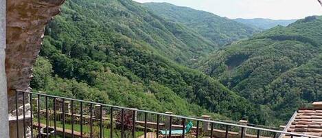 Panoramic-Apartment, 3 Schlafzimmer (Lugliano 2) | Ausblick vom Zimmer