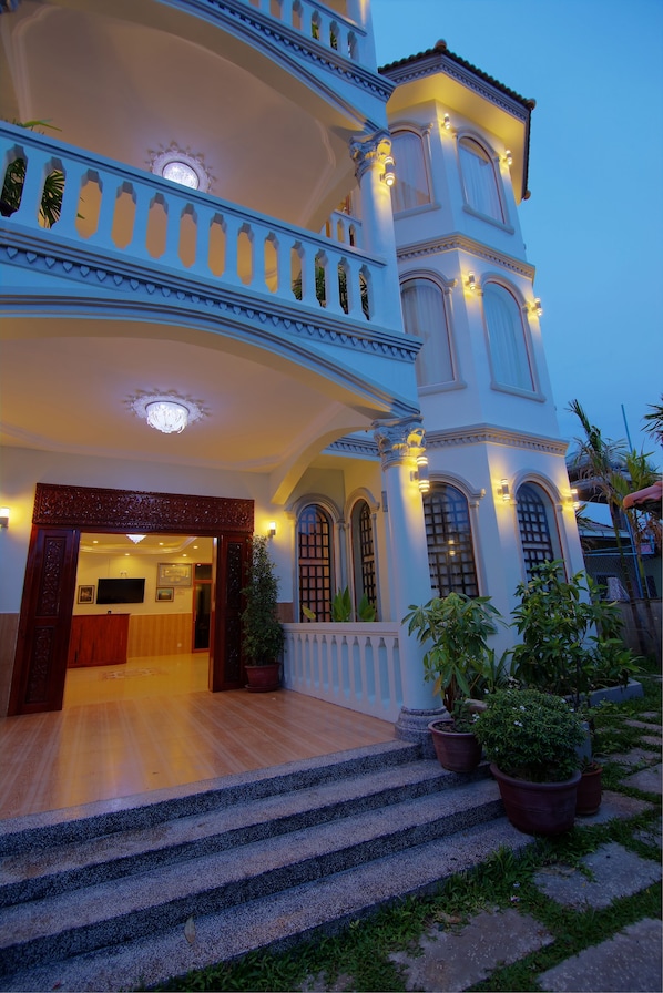 Entrada de la propiedad