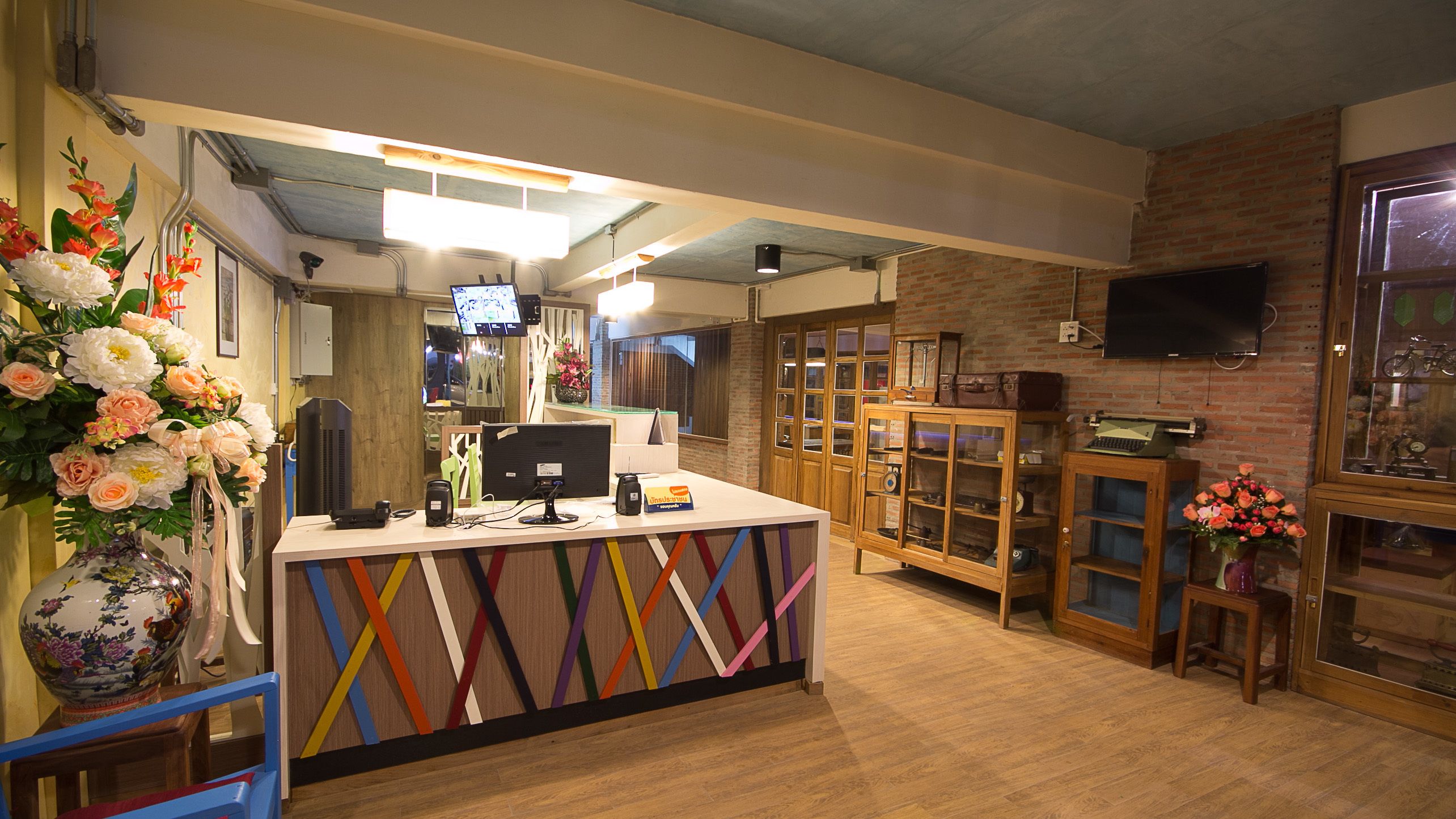 check-in/check-out kiosk