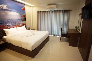 Quarto luxo | Escrivaninha, Wi-Fi de cortesia