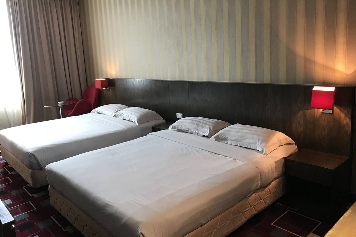 Minibar, desk, iron/ironing board (on request), free WiFi