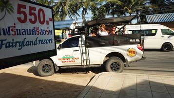 Blick von der Unterkunft