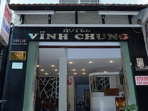 Voorkant van accommodatie