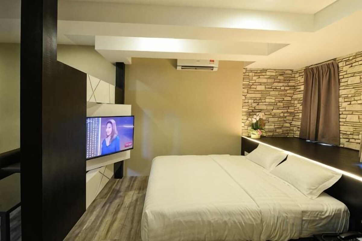 Desk, blackout curtains, iron/ironing board, rollaway beds