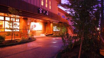 Front of property - evening/night